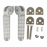 Подножки пассажирские Biketec BTFR043 Silver