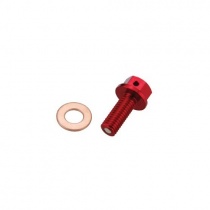 Болт слива масла Accel MDP-05 Red