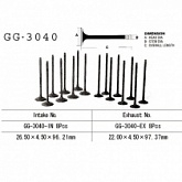 Клапан впускной Vesrah GG-3040-IN