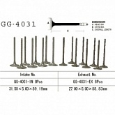Клапан выпускной Vesrah GG-4031-EX