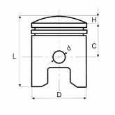 Поршень Motorace PSX-272 50,00 мм