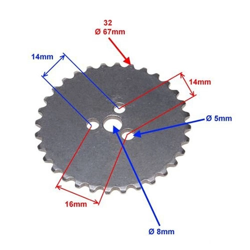 Зірка ланцюга розподільного вала Motorace TZM-001