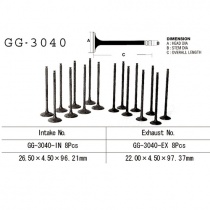 Клапан впускной Vesrah GG-3040-IN