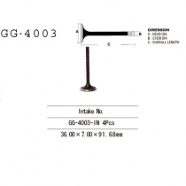 Клапан впускной Vesrah GG-4003-IN