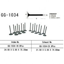 Клапан выпускной Vesrah GG-1034-EX