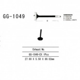 Клапан выпускной Vesrah GG-1049-EX
