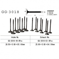 Клапан выпускной Vesrah GG-3018-EX