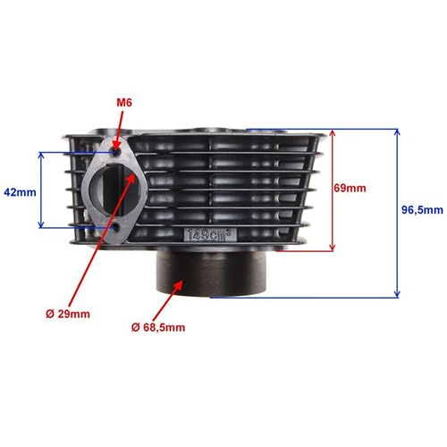 Поршнева Motorace RDC-050 62,00 мм