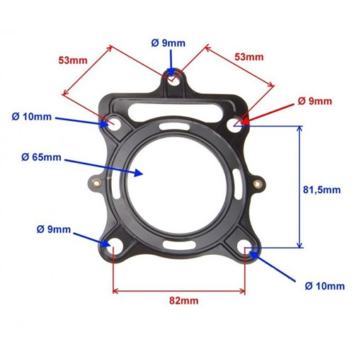 Комплект прокладок двигуна Motorace AFK-023 Top-end ATV200