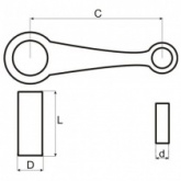 Шатун Motorace SHM-021