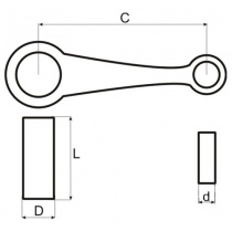 Шатун Motorace SHM-027