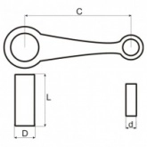 Шатун Motorace SHM-032