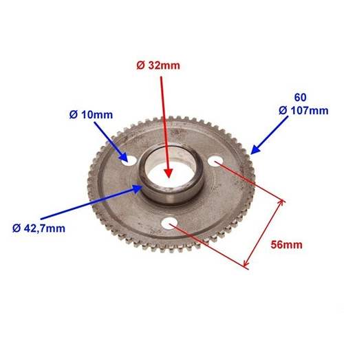 Муфта обгінна стартера Motorace OMC-021 SHINERAY ATV150