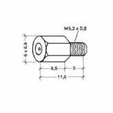 Жиклёр Keihin HJ110-4