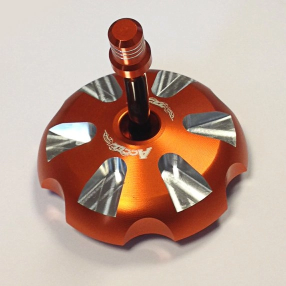 Кришка бензобака на мотоцикл Accel GTC-13 Orange