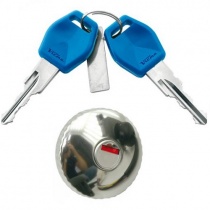 Крышка бензобака на мотоцикл Vicma M420 Silver