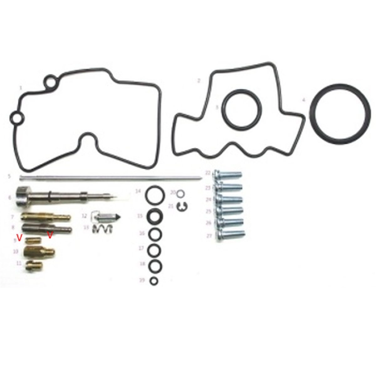 Ремкомплект карбюратора Bearing Worx CK30701