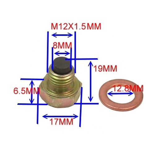 Болт зливу масла JMT OBS-002 M12x1,5 Bronze