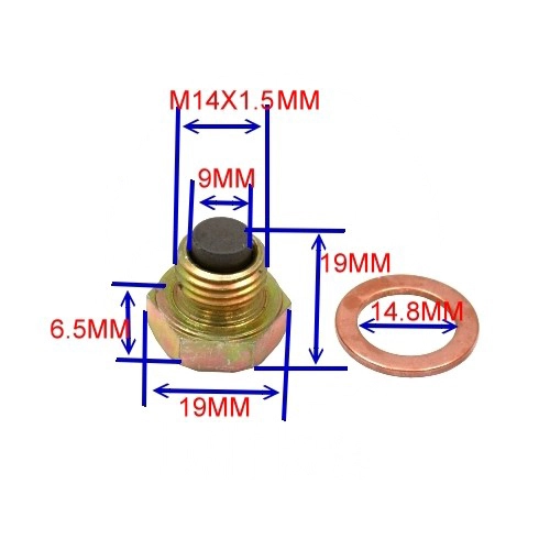 Болт зливу масла JMT OBS-004 M14x1,5 Bronze