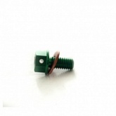 Болт слива масла Accel MDP-09 Green M8x1,25