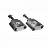 Кронштейны крепления руля Accel BM-07 22 Silver h34,7 M12