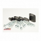 Проставки руля Accel BMA-02 22/22 Black h18+5+10+6=39
