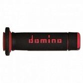 Грипсы руля Domino A18041C4240A7-0 Black/Red