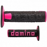 Грипсы руля Domino A36041C4043A7-0 Black/Pink