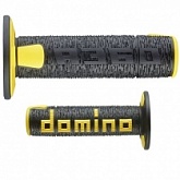 Грипсы руля Domino A36041C4047A7-0 Black/Yellow