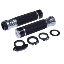 Грипсы руля Leoshi 655A Silver
