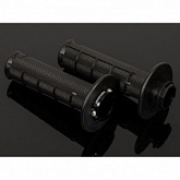 Грипсы руля Renthal MX R-Works Lock-On Half Waffle Ultra Tacky Black