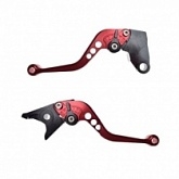 Рычаги тормоза и сцепления CNC BRT-015 Red