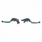 Рычаги тормоза и сцепления CNC BRT-080 Green