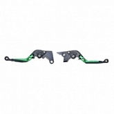 Рычаги тормоза и сцепления CNC BRT-092 Green