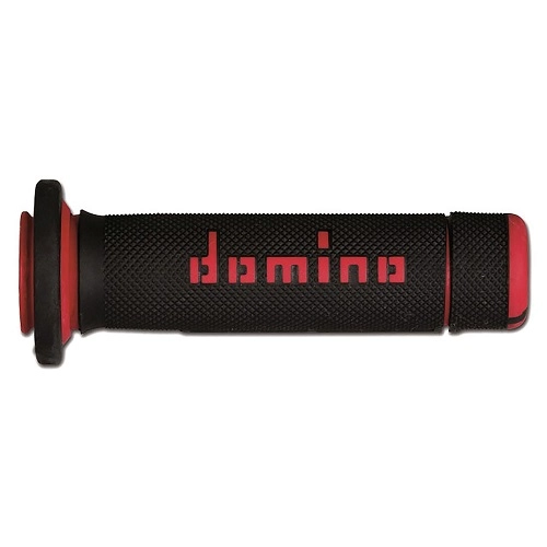 Грипсы руля Domino A18041C4240A7-0 Black/Red