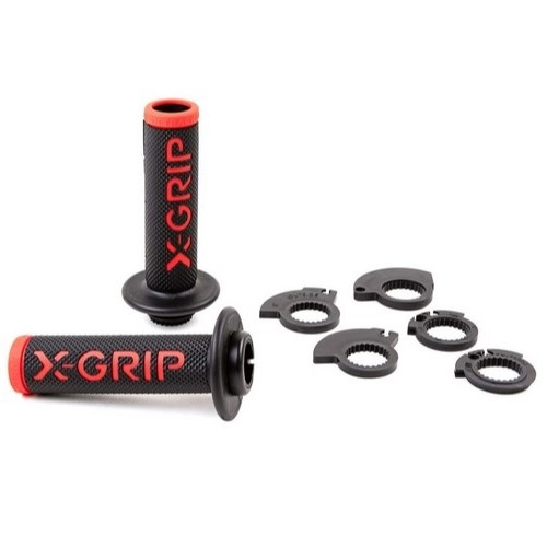 Гріпси керма X-Grip Braaaap XG-2102-OE Lock-on Red