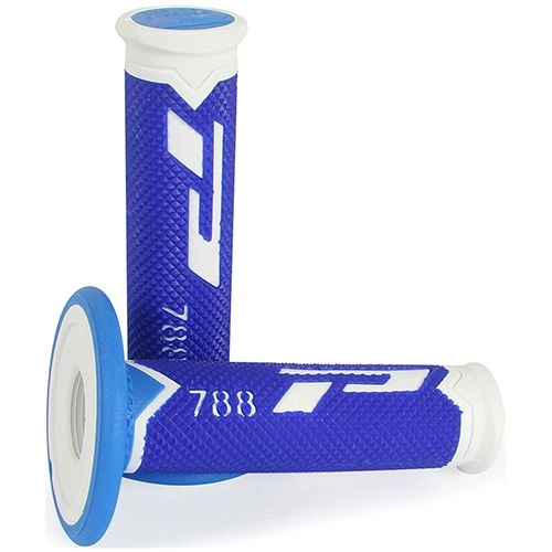 Грипсы руля Progrip 788 White/Blue/Light-blue