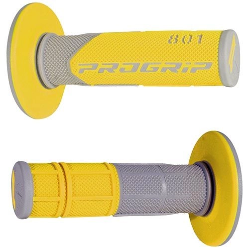 Грипсы руля Progrip 801 Grey/Yellow