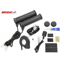 Грипсы руля c подогревом Koso AM10700J Black