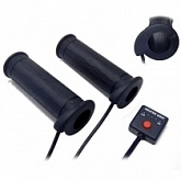 Грипсы руля c подогревом Koso AM10703E Black