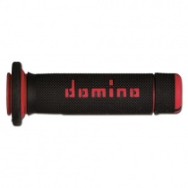 Грипсы руля Domino A18041C4240A7-0 Black/Red