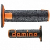Грипсы руля Domino A36041C4045A7-0 Black/Orange