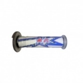 Грипсы руля Ariete 02632/FRBA White/Blue