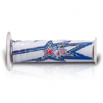 Грипсы руля Ariete 02632-RBA White/Blue