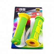 Грипсы руля DBS GRD-001 Green/Yellow