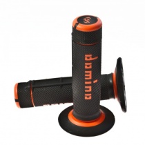Грипсы руля Domino A02041C4540A7-1 Black/Orange