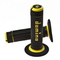 Грипсы руля Domino A02041C4740A7-1 Black/Yellow 