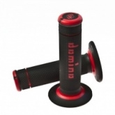 Грипсы руля Domino A19041C4240A7-0 Black/Red