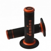 Грипсы руля Domino A19041C4540A7-0 Black/Orange