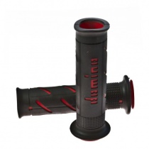 Грипсы руля Domino A25041C4240B7-0 Black/Red